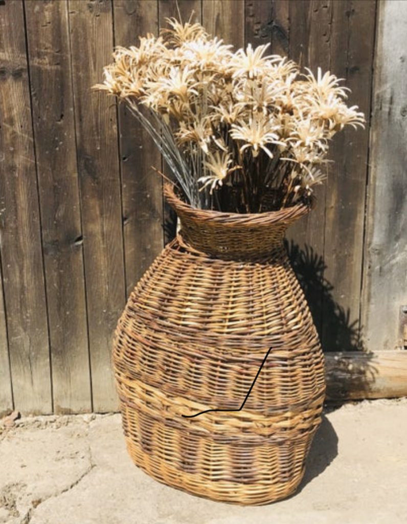 Oval Willow Vase Wyldwood Willow