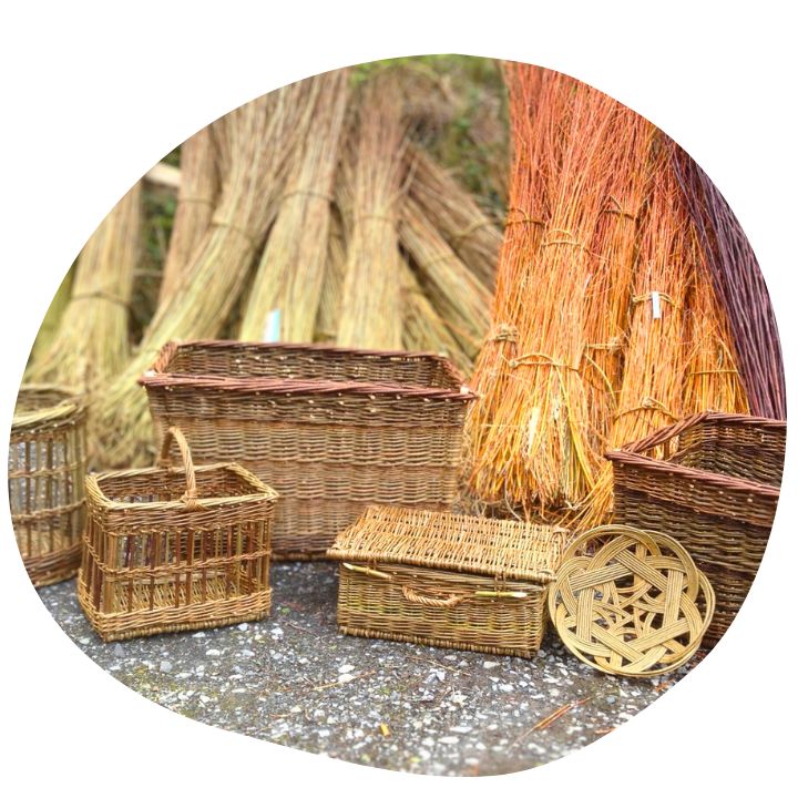 Collection of Willow Baskets by Wyldwood Willow