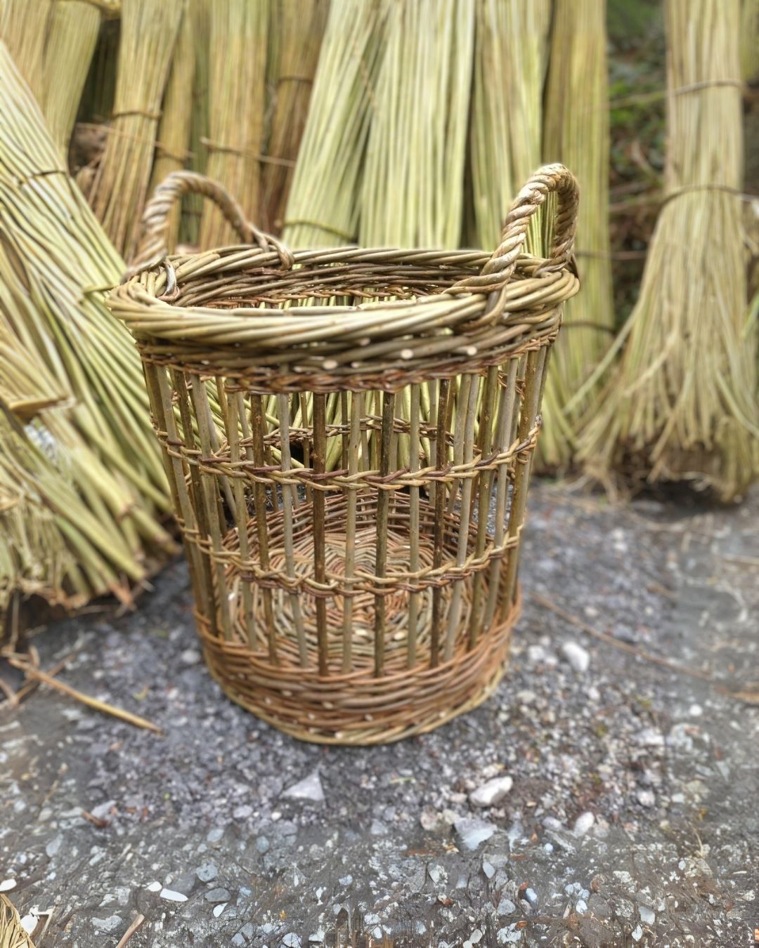 Willow storage store basket